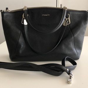 Coach pebble leather purse